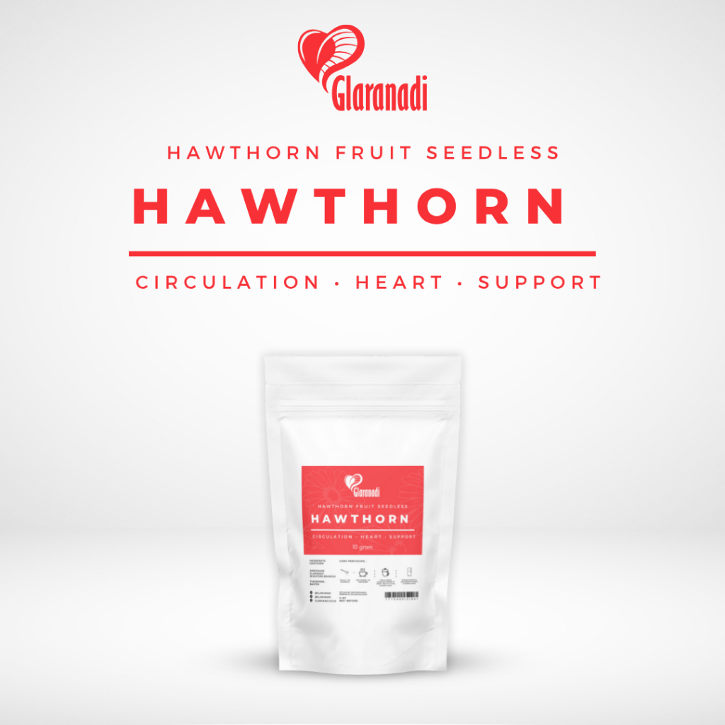 

GLARANADI - Teh Buah Penurun Tekanan Darah / Hawthorn (Pure Hawthorn Berry) 10 g