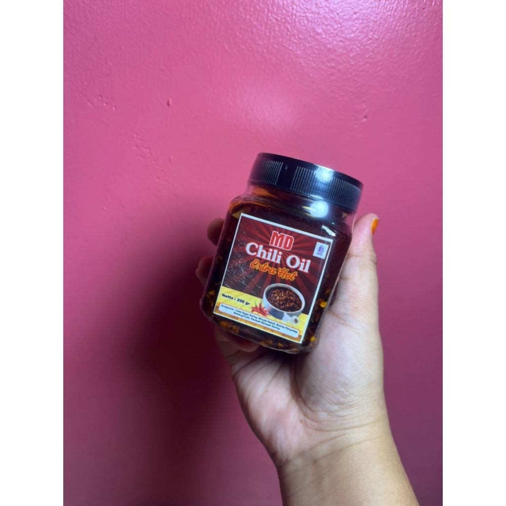 

Chili oil kemasan 200gram TERMURAH