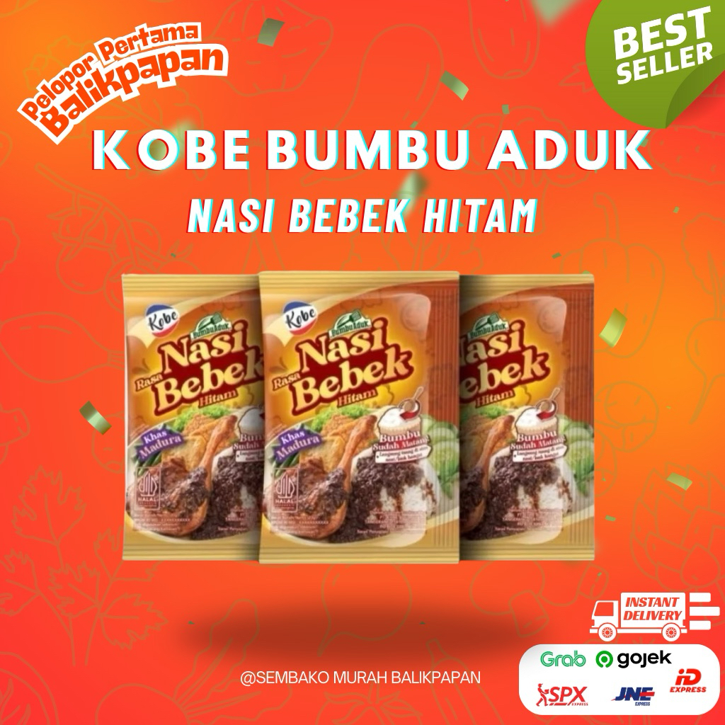

Kobe Bumbu Aduk Instan Nasi Bebek Hitam 15gr
