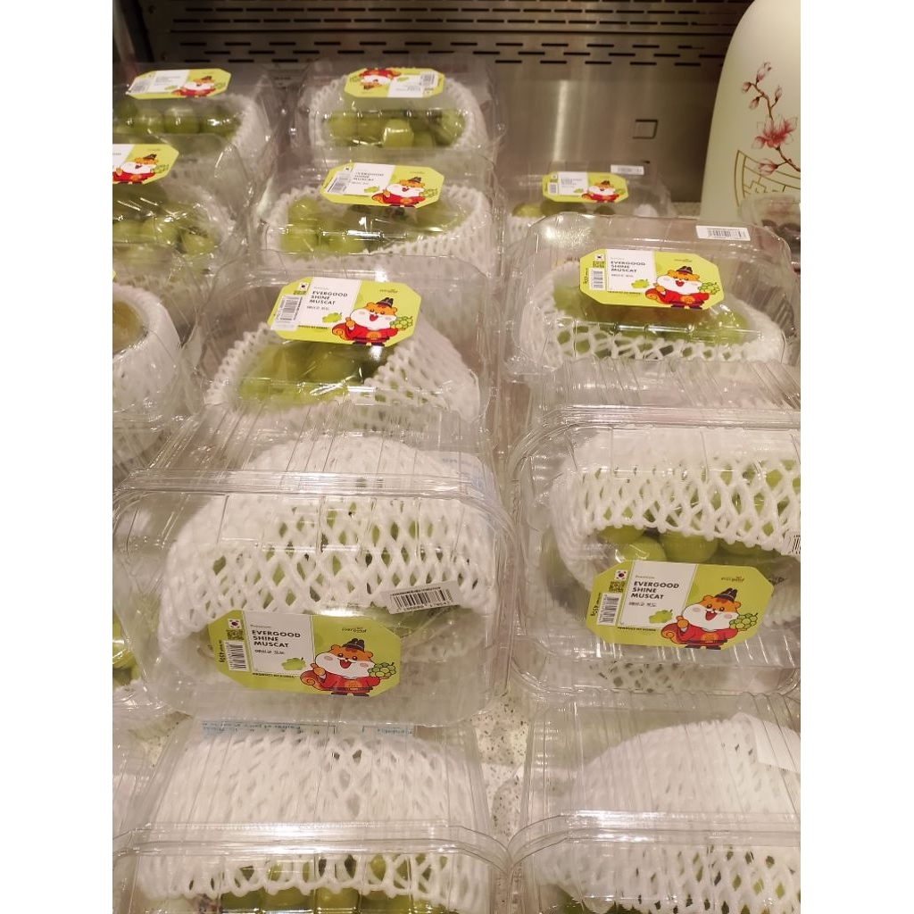 

Anggur shine Muscat Korea pack original