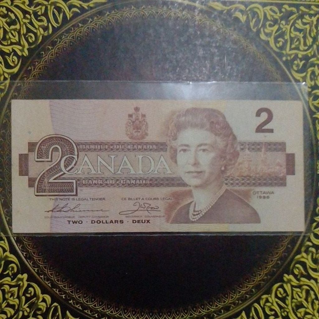 Uang Canada 2 dollar 1986 vf
