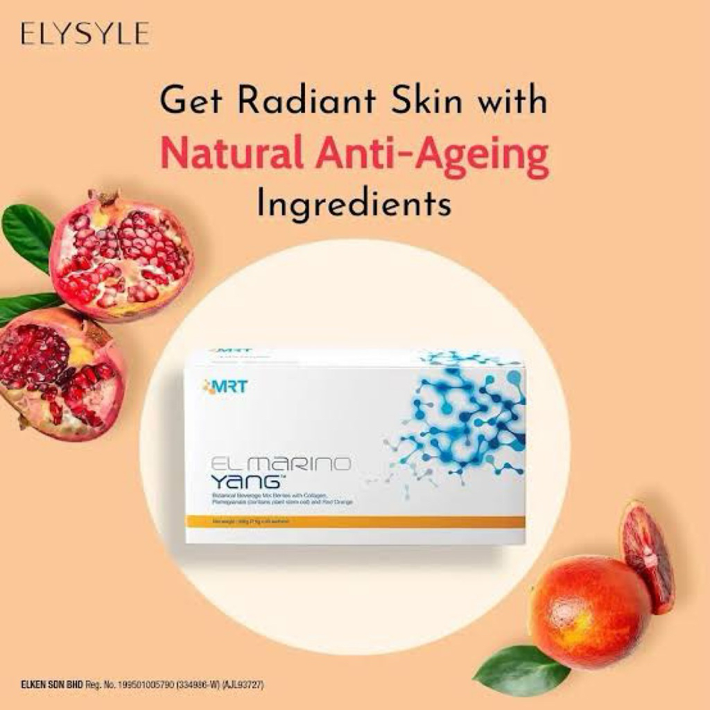 MRT Elken Elmarino Yang Collagen isi 40 Sachets
