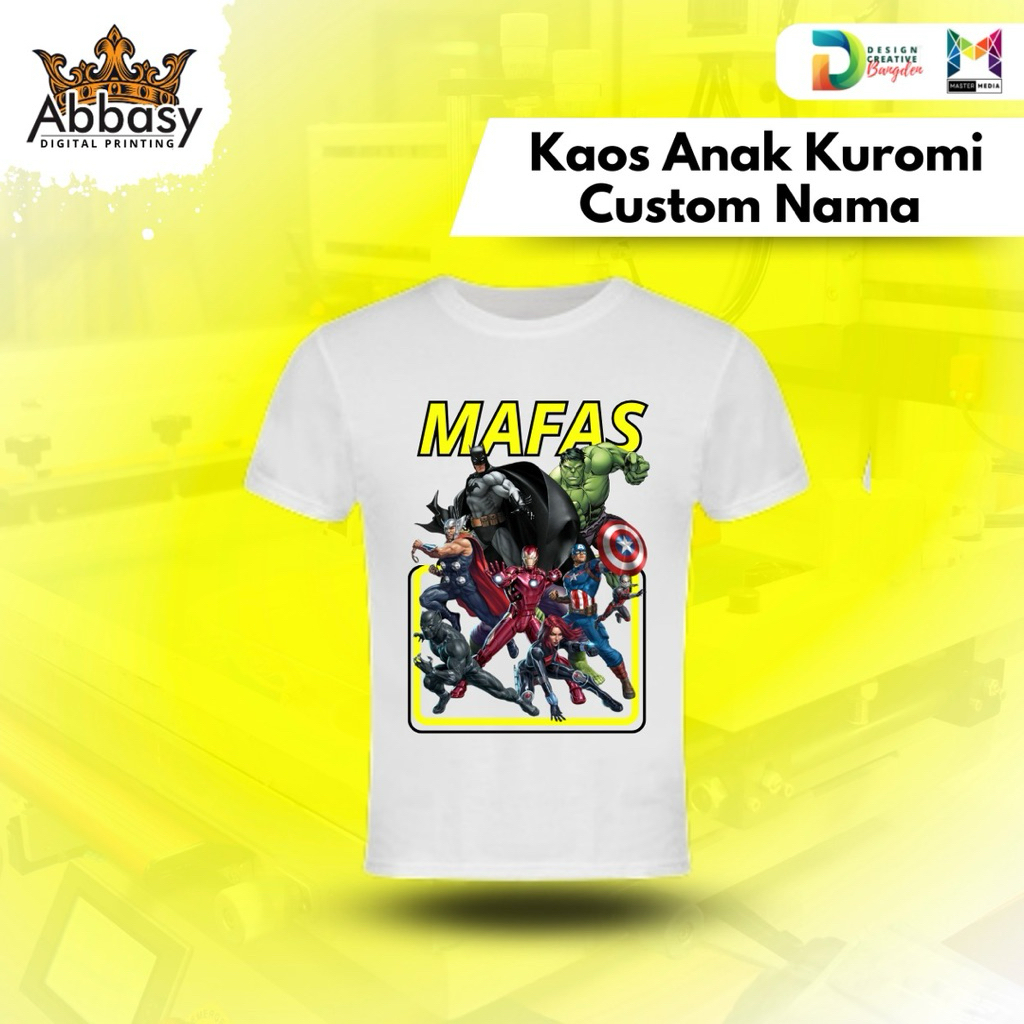 kaos anak custom sablon sendiri, custom kaos anak, kaos anak murah, baju kaos custom anak, kaos anak