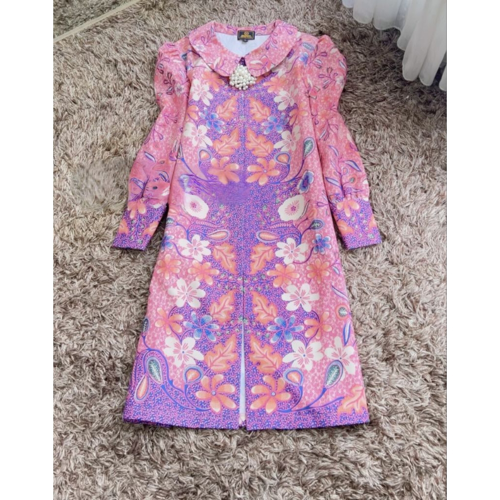 TENUN_GAYA tunik wanita elegan dan modis atasan batik tunik batik wanita modern