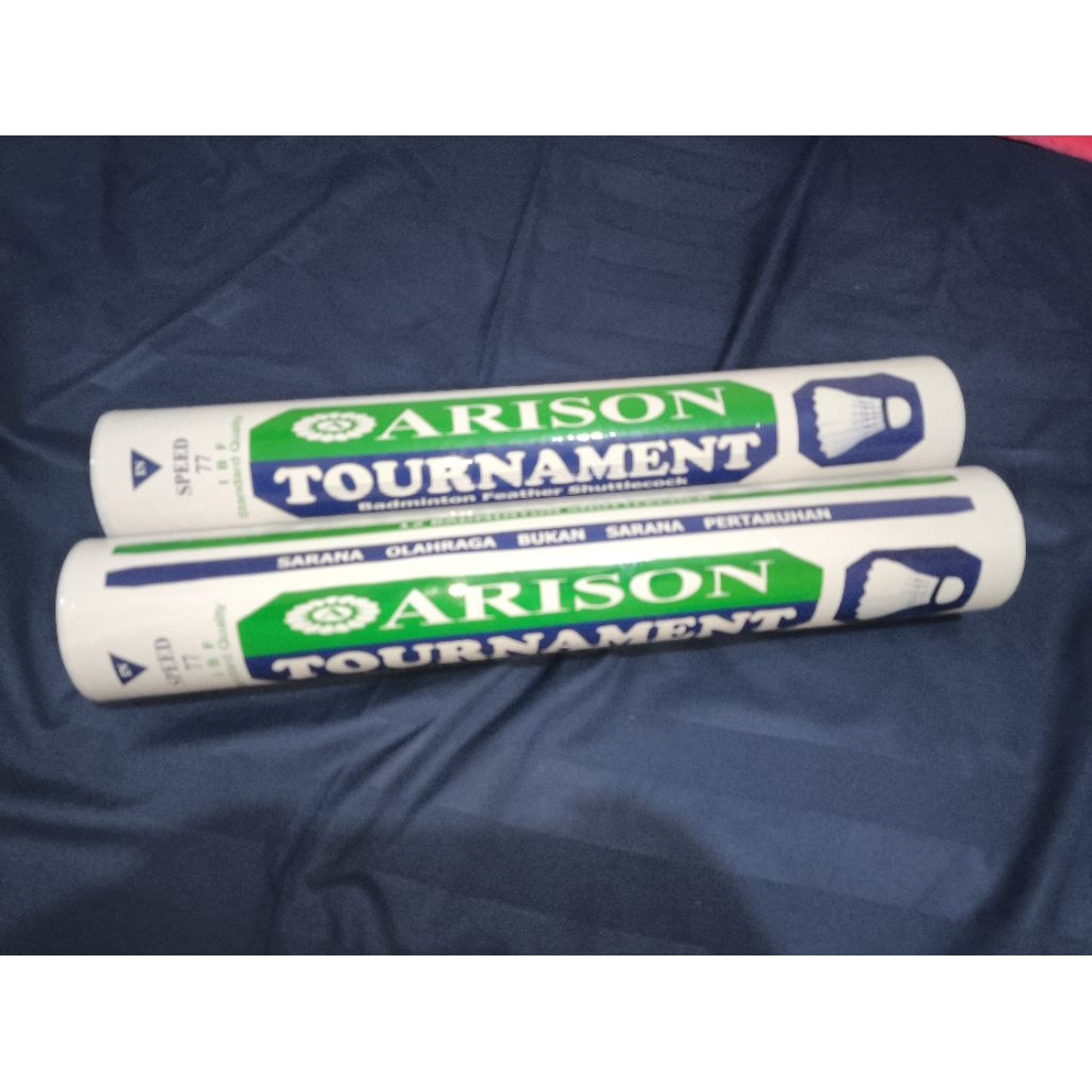 Arison Tournament Shuttlecock Bulu Badminton Berkualitas