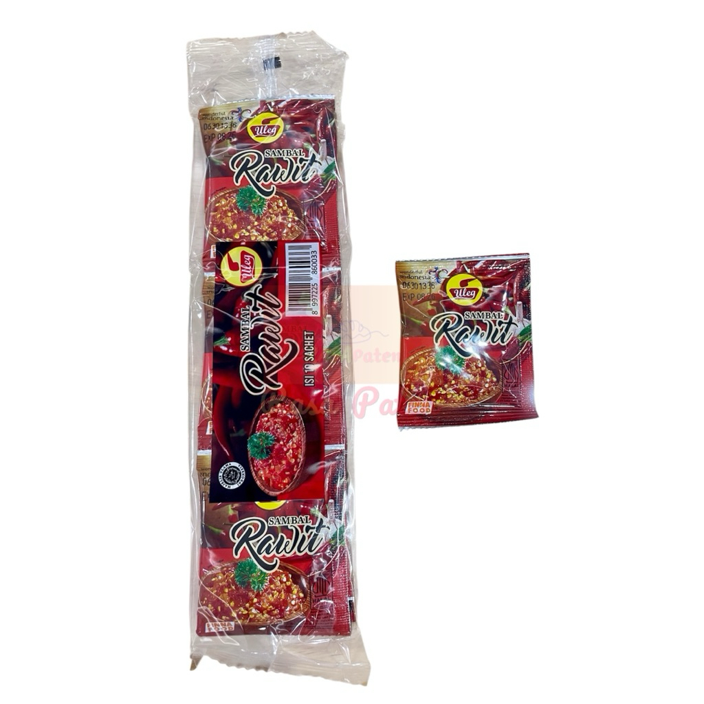 

SAMBAL RAWIT FINNA ULEG 18 gr HALAL BPOM RI Sambel Uleg Finna Food