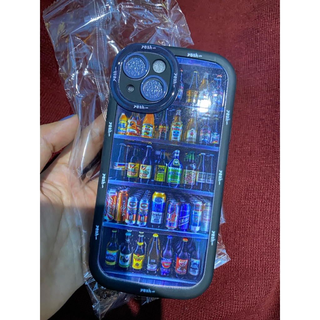 case iphone 13 kece motif botol