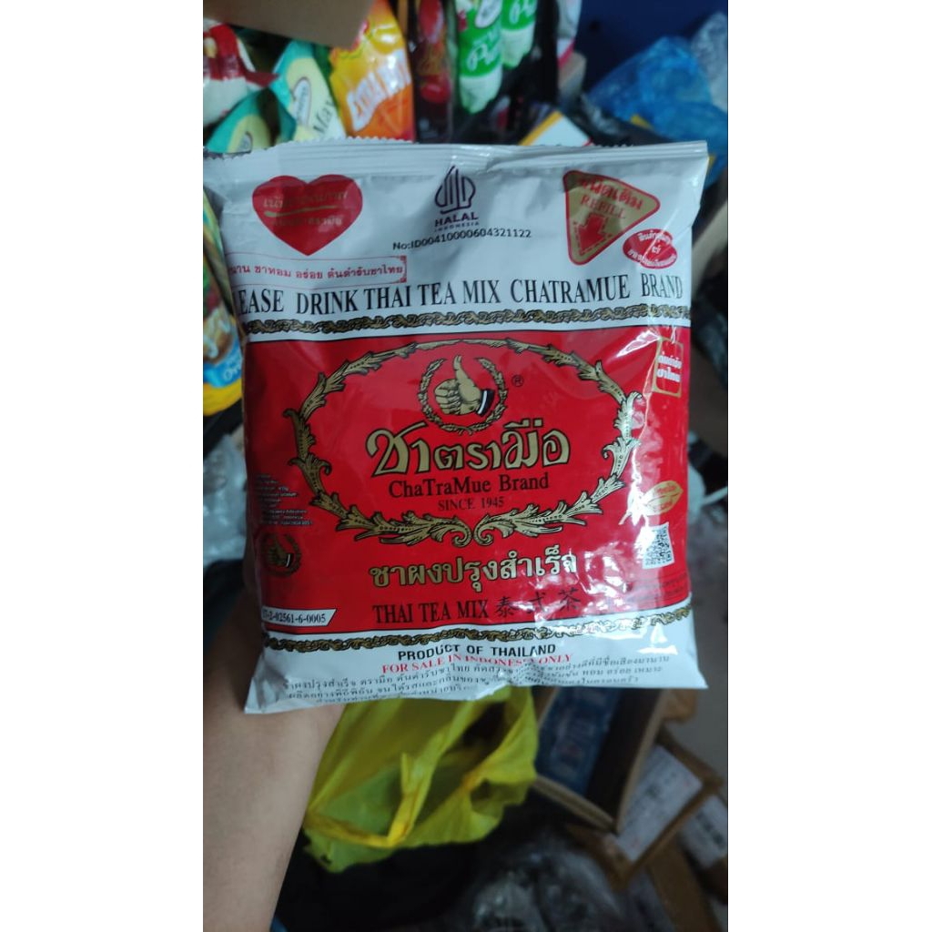 

CHATRAMUE THAI TEA MIX ORIGINAL 400 GRAM THAILAND HALAL