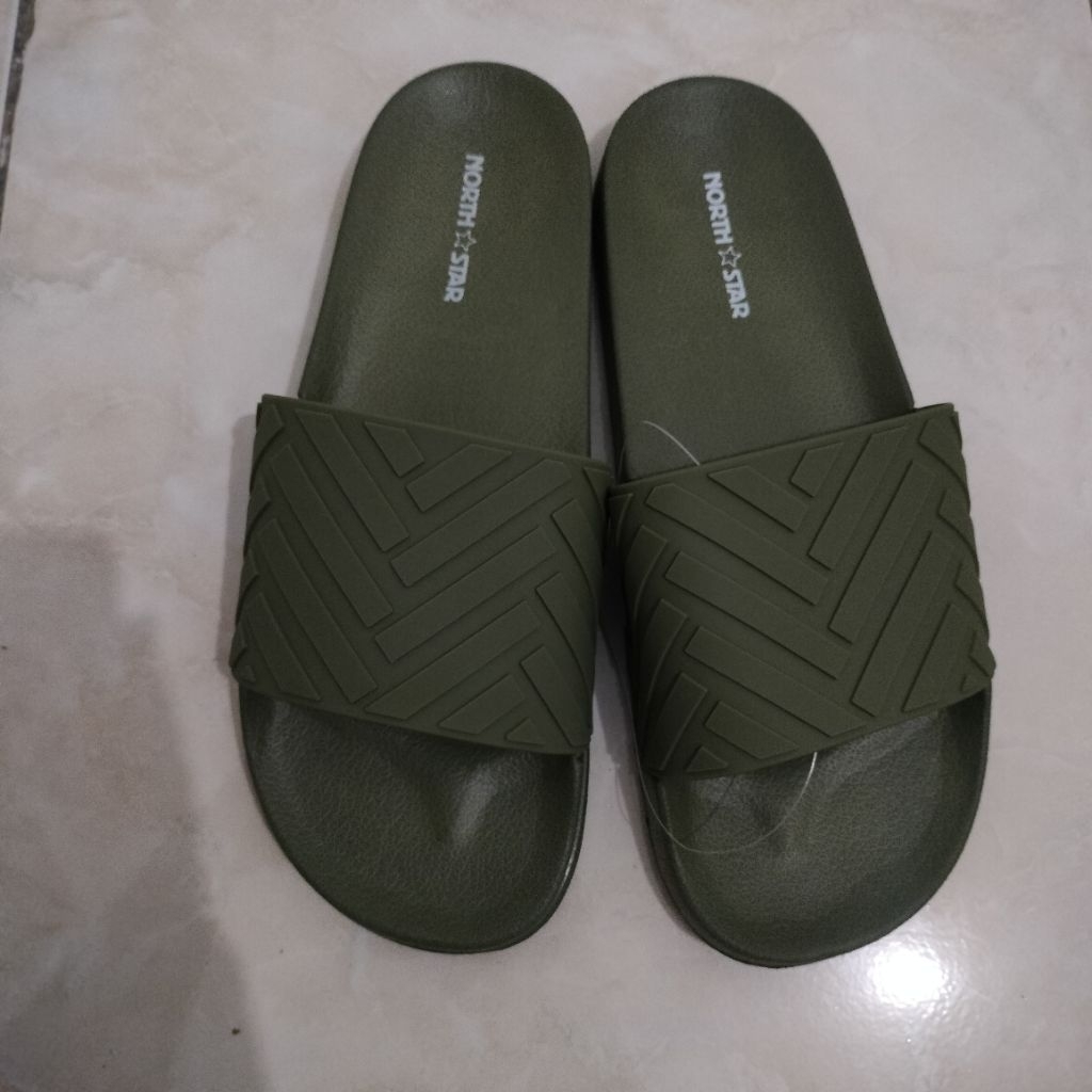 Sandal Cowok North Star "Rubber" uk 43 NEW  ORI by BATA