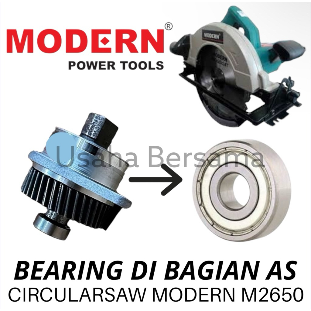 M2650 KLAHER DI BAGIAN AS GEAR BOX CIRCULARSAW M2650 BEARING DI AS GEAR MESIN CIRCULAR SAW M 2650 MO