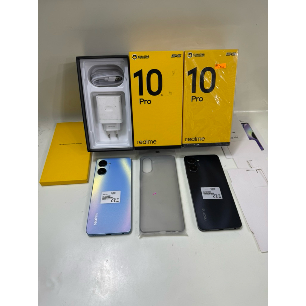 Realme 10 Pro 5G 8/256gb Fullset Second Garansi Resmi