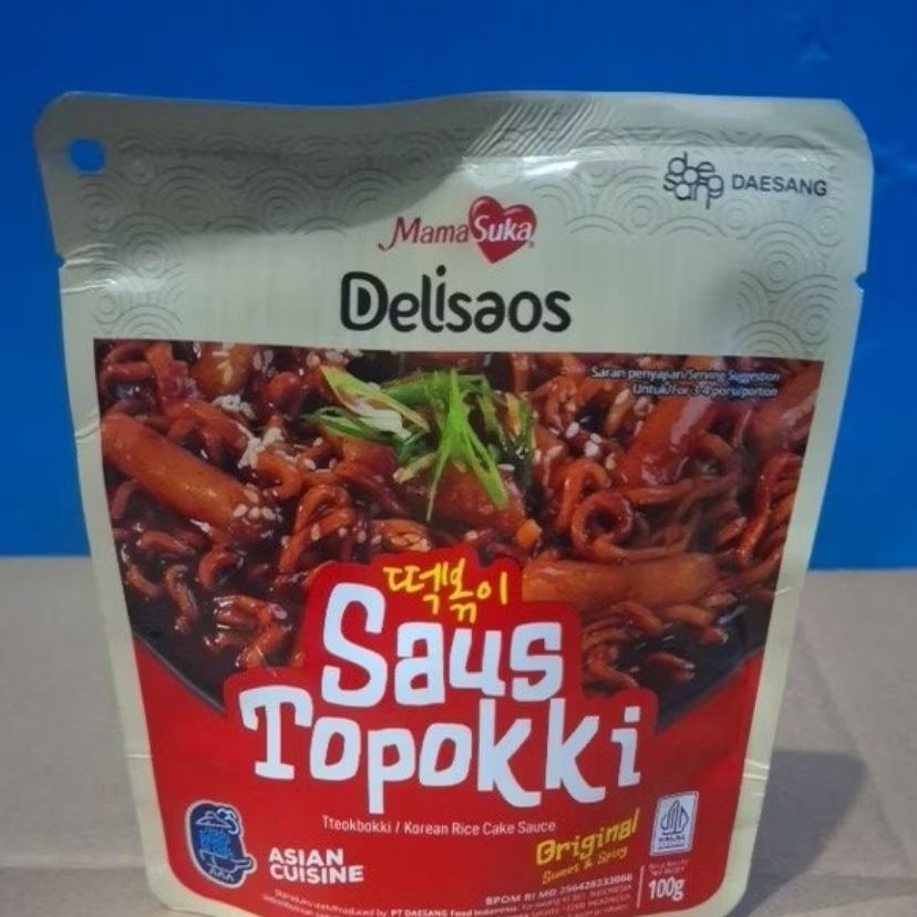 SAUS Topokki original mama suka 100g / Korean Rice Cake Sauce