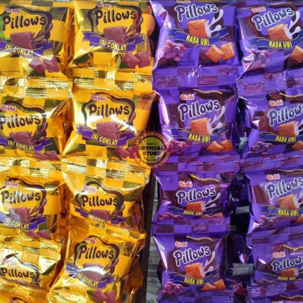 

Oishi Pillow Snack isi 10pcs