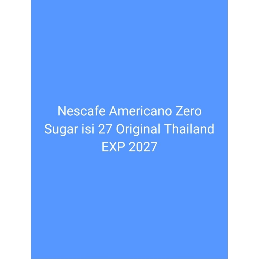 

Nescafe Americano Original