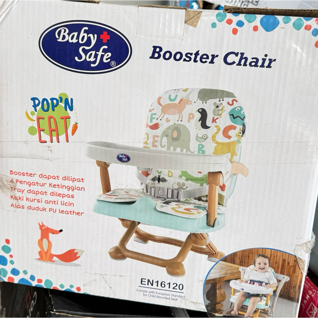 BABY SAFE BOOSTER CHAIR / KURSI MPASI ANAK (PRELOVED)