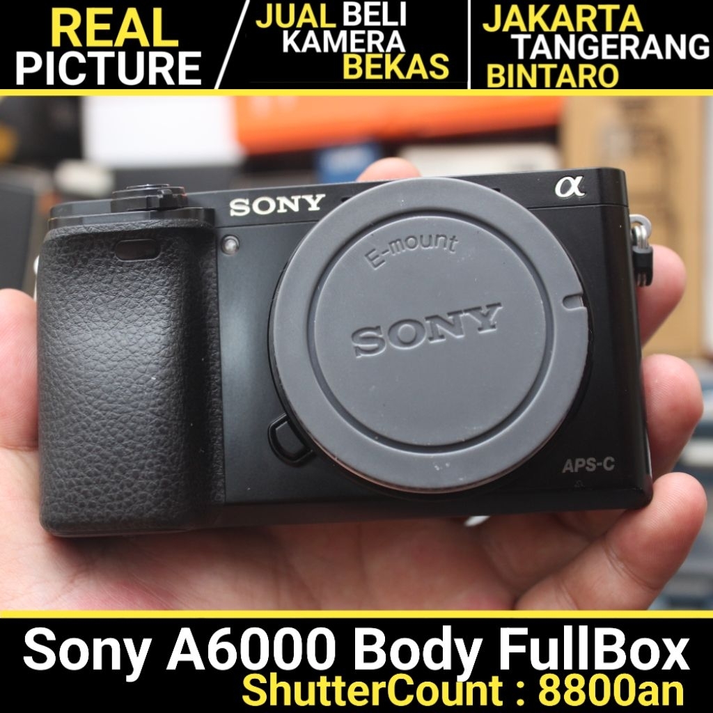 Sony a6000 body Tanpa Lensa BEKAS