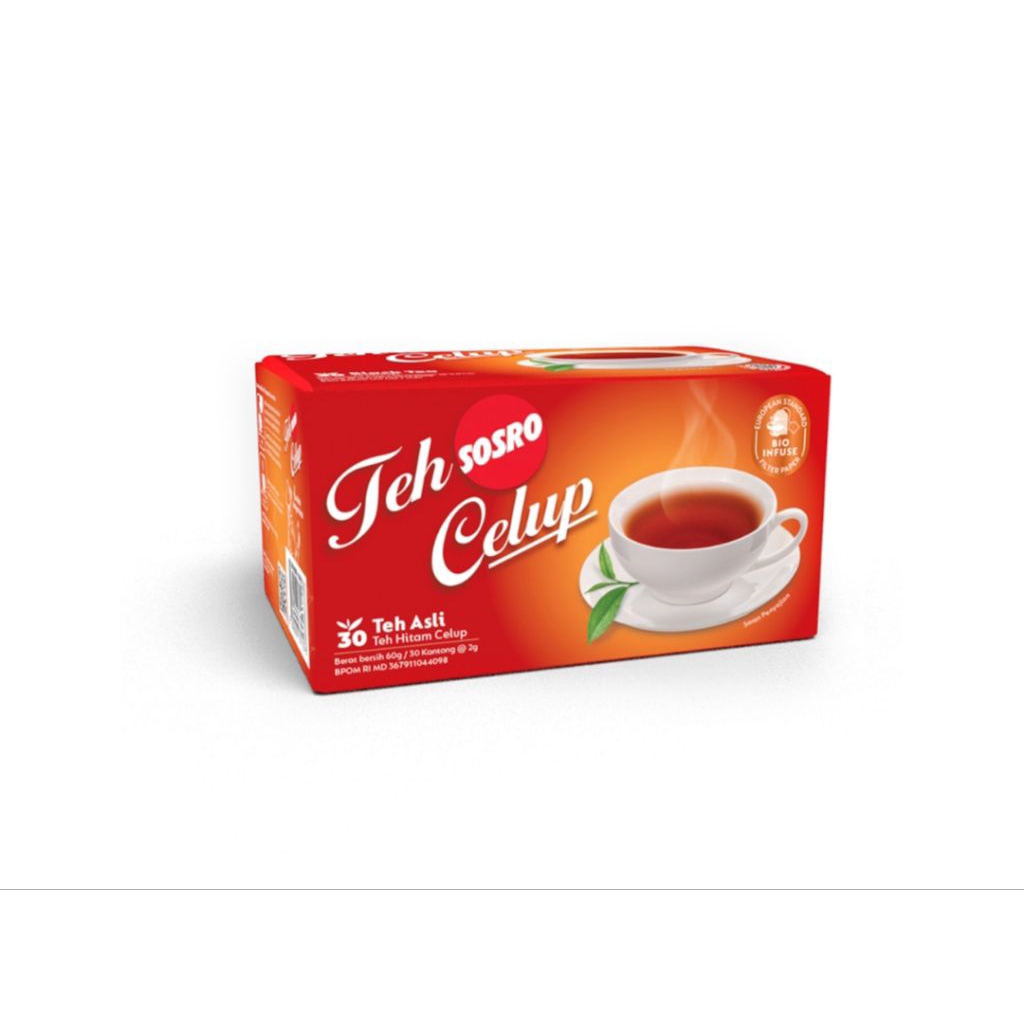 

SOSRO teh celup hitam 30 kantung