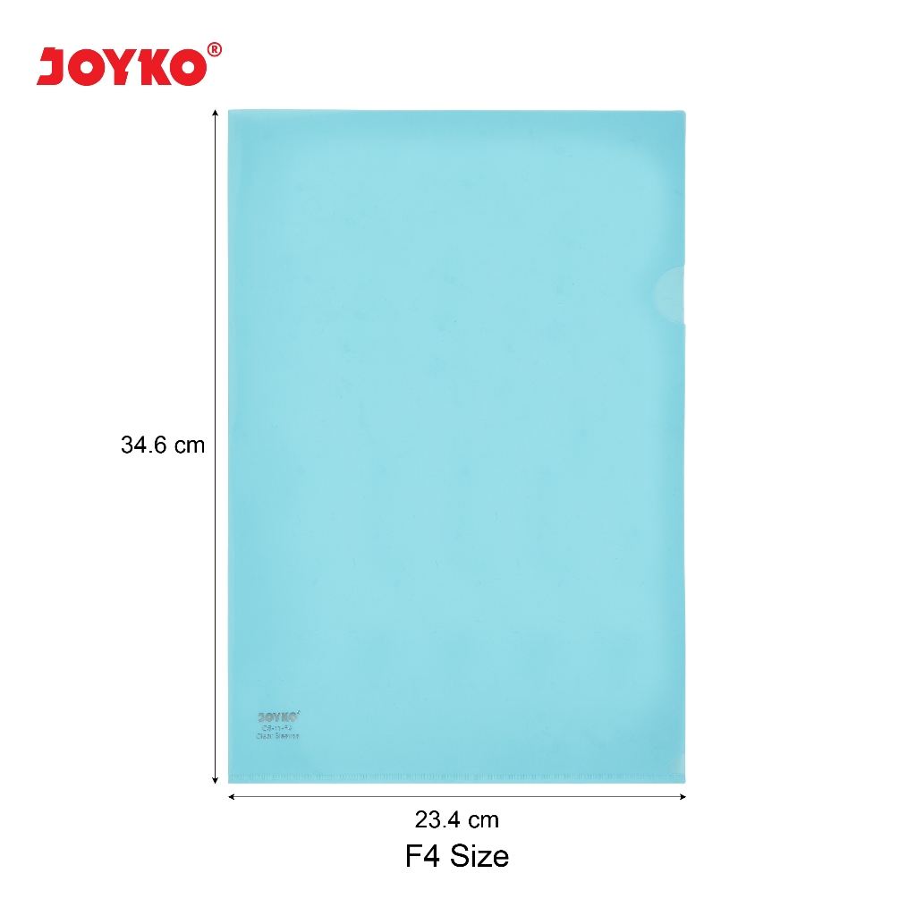 

Map L Plastik Bening Clear Sleeves Joyko CS-11-F4 Pastel Color