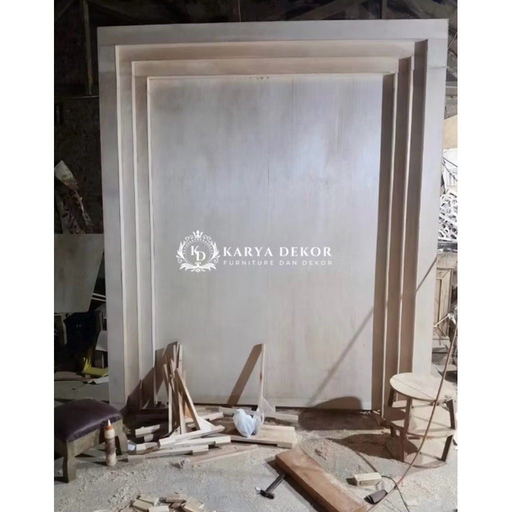 backdrop pernikahan triplek / backdrop lamaran