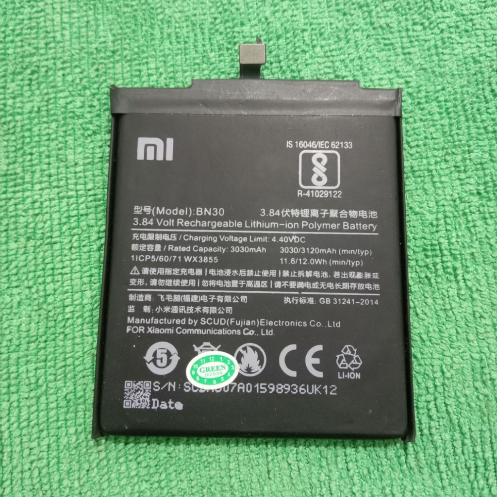 BATTERY XIAOMI 4A BN30 NORMAL COPOTAN
