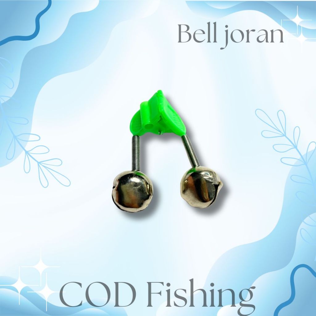 Bel Kerincingan Joran Pancing Double Plastik Jepit