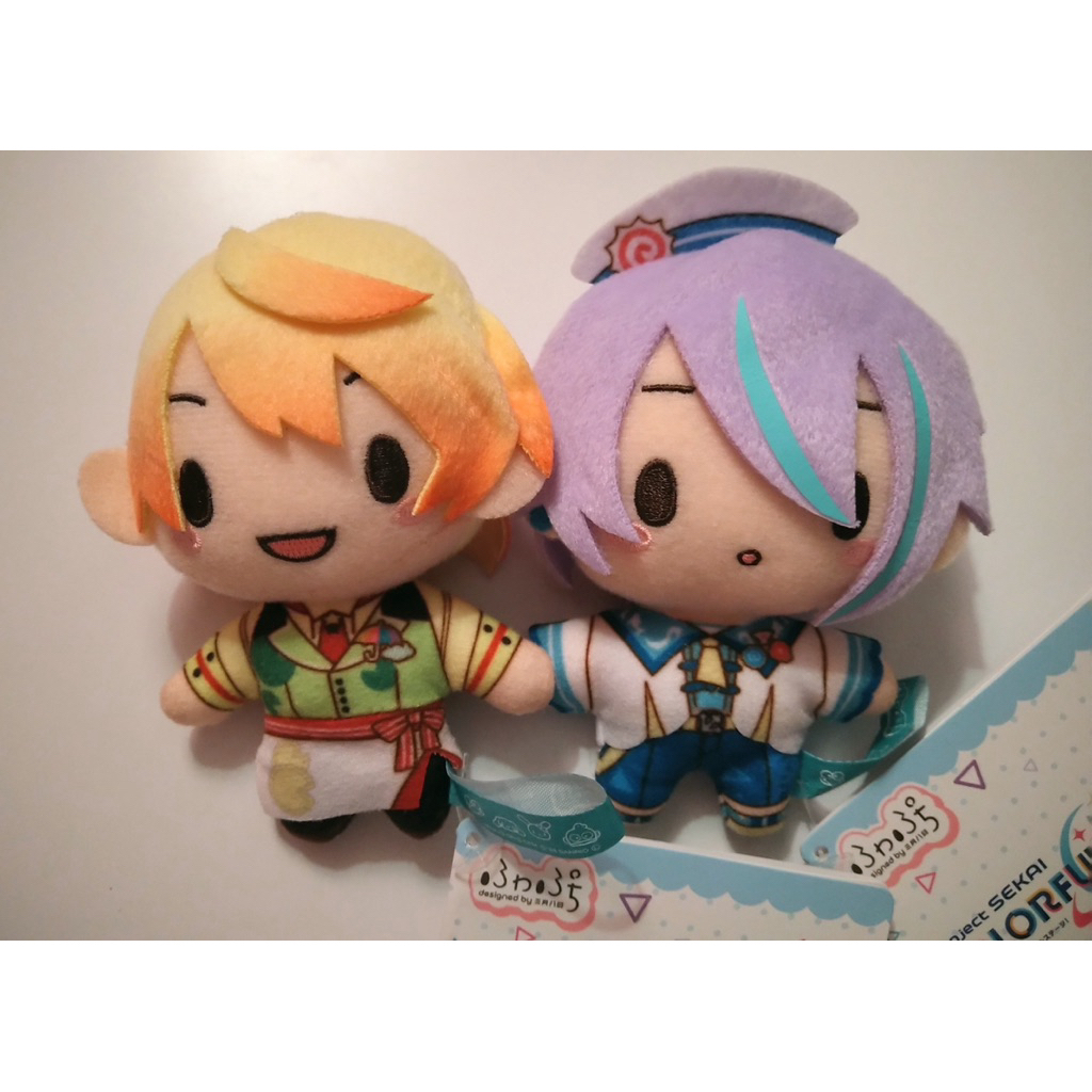 Project Sekai Official Merch Tsukasa & Rui Plush Fuwapuchi Tenma Tsukasa Merch project sekai plush t