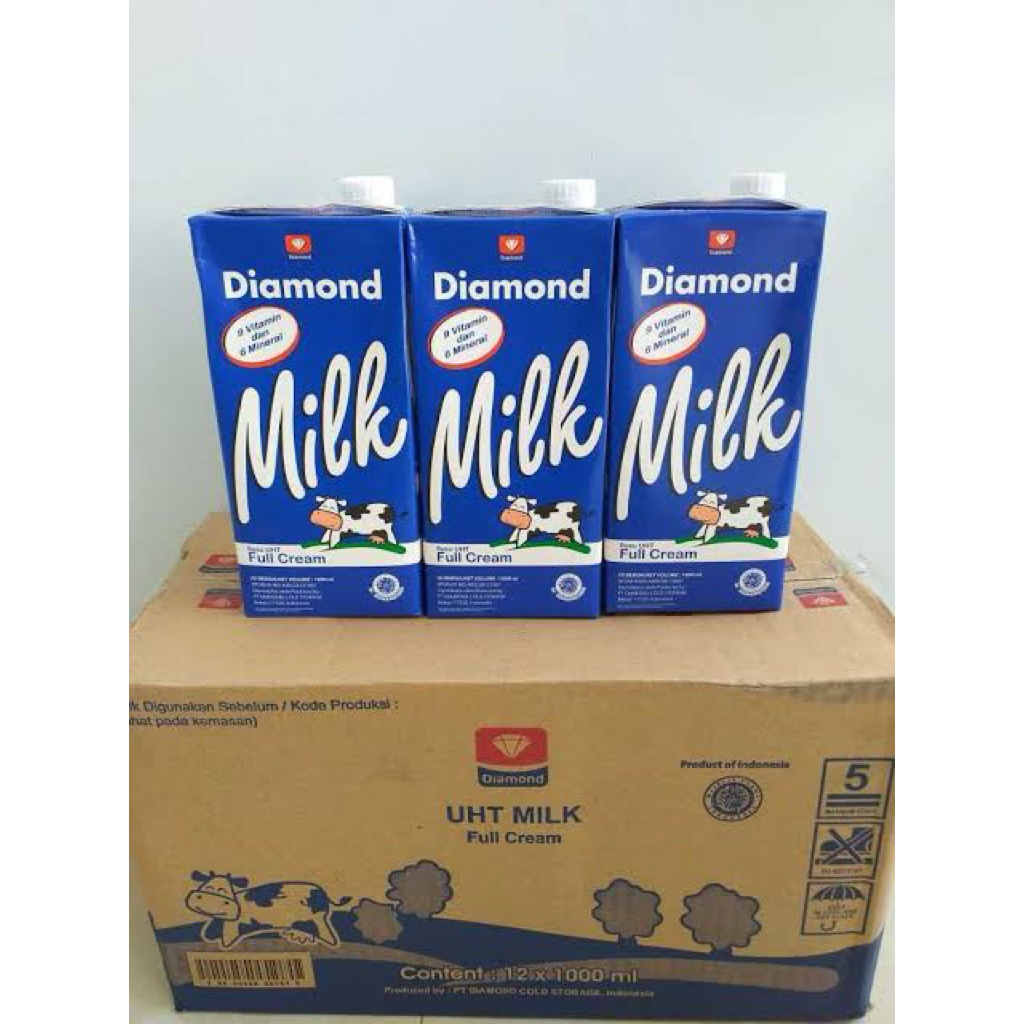 Susu Diamond Full Cream 1lt / Diamond Full Cream 1lt