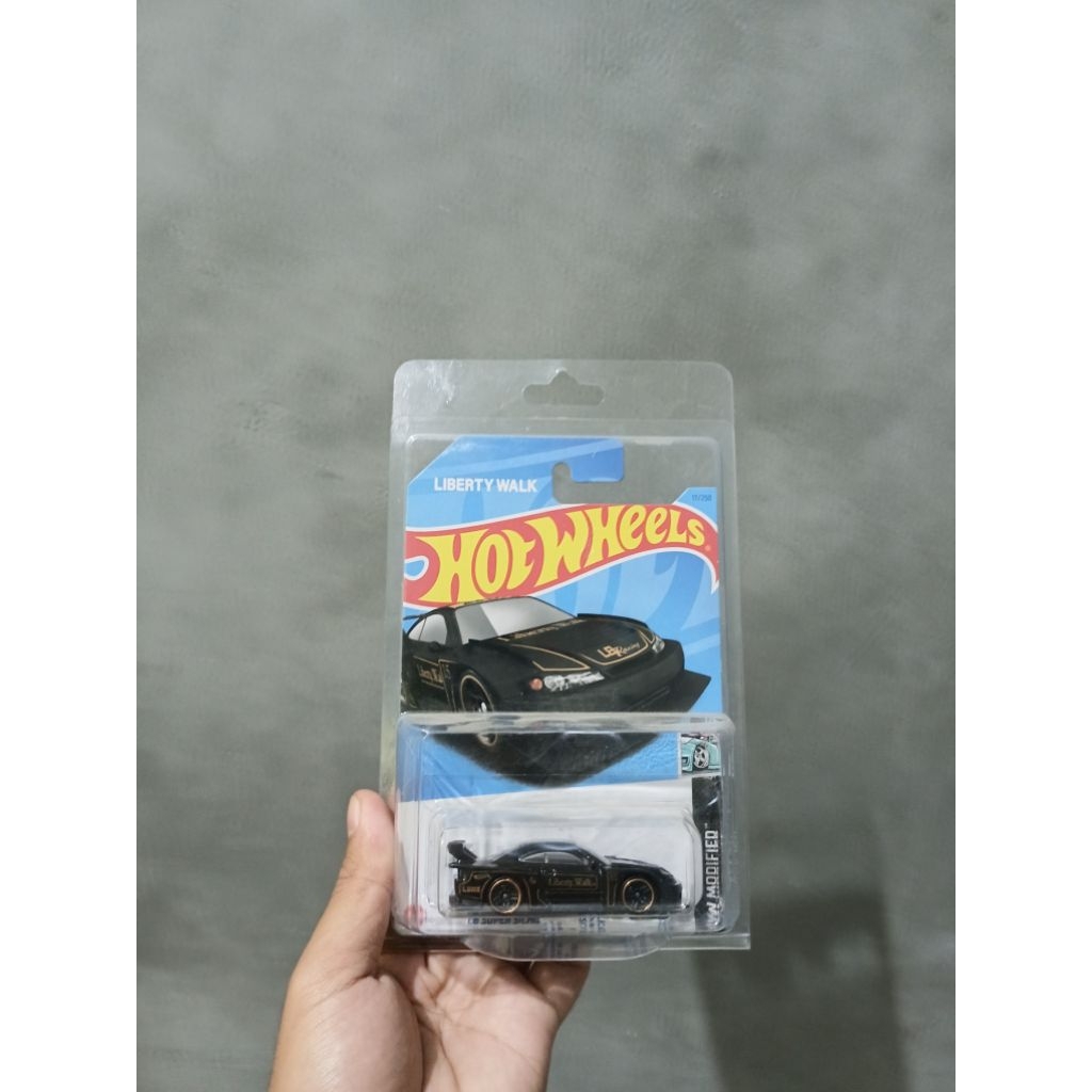 Hotwheels Nissan Silvia (S15) Hitam Silhouette lbwk