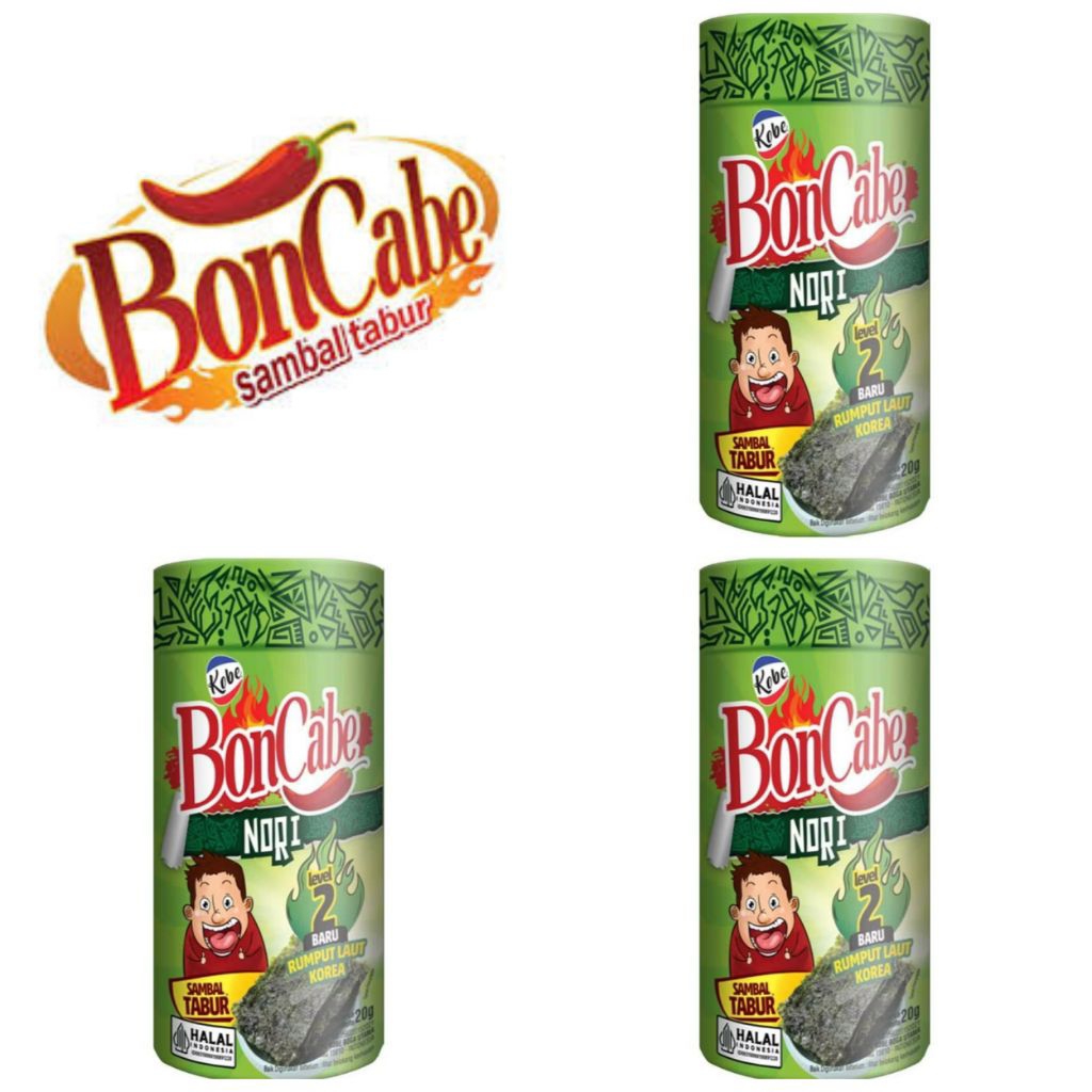 

Kobe BonCabe Sambal Tabur Nori Rumput Laut Korea Level 2 Botol 20 Gr