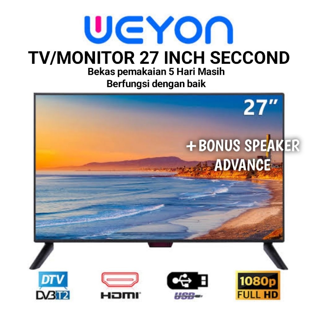 TV WEYON 27 INCH+SPEAKER ADVANCE