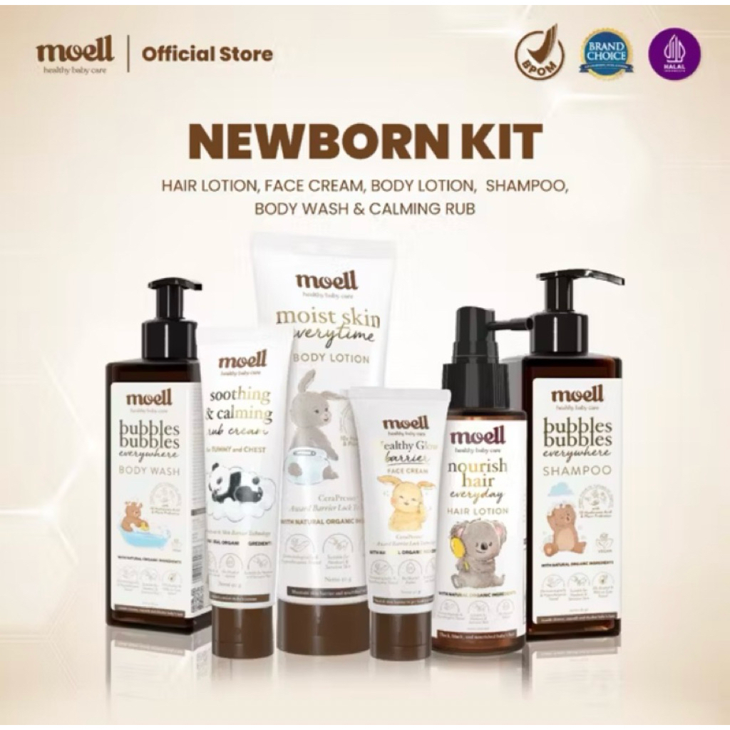 Moell Shampoo, Hair Lotion dan Sabun