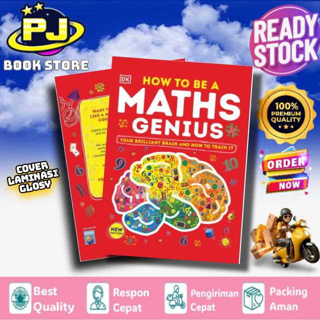

Buku Belajar Matematika How to Be a Maths Genius DK Isi Lengkap Berwarna