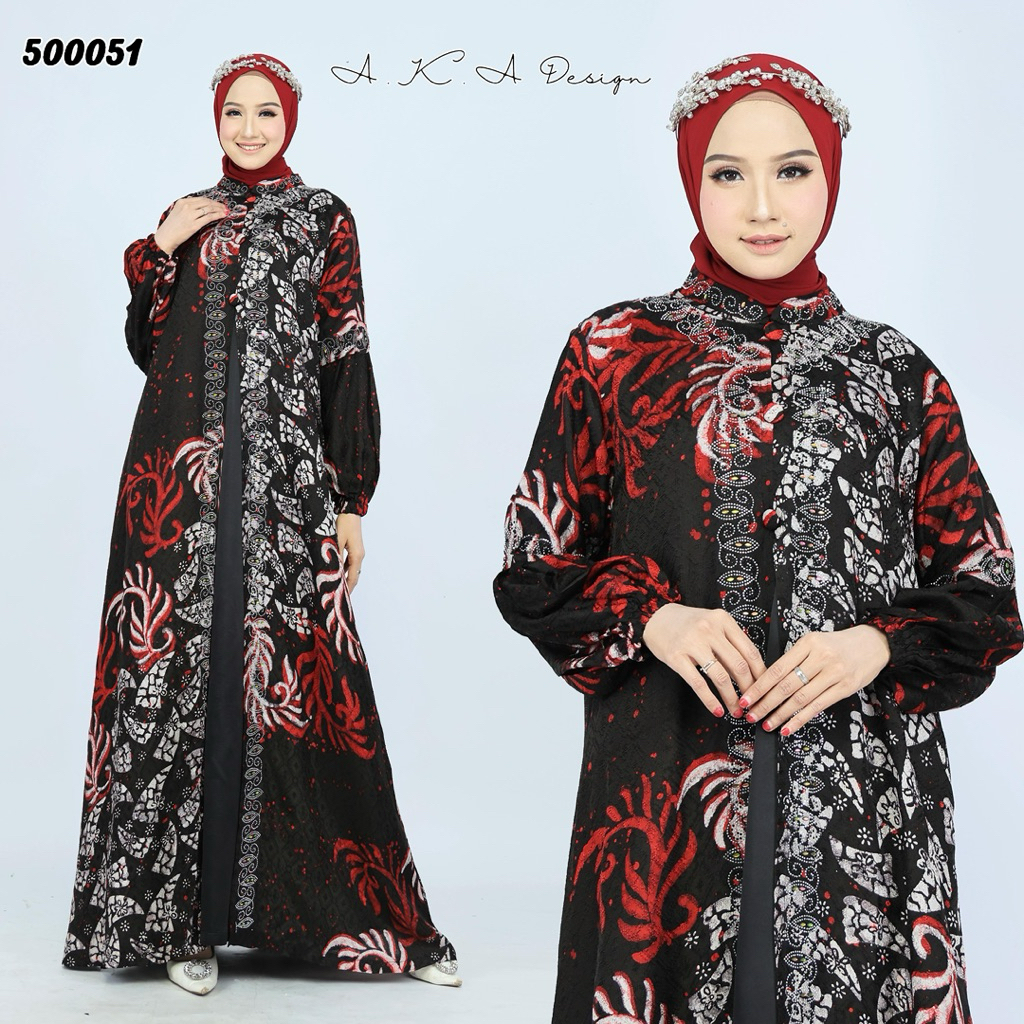 500051 AKA DESIGN ORIGINAL READY GAMIS BATIK MIX PAYET TERBARU