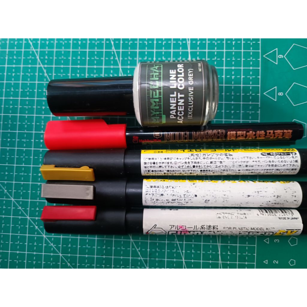 

set gundam marker & panel liner