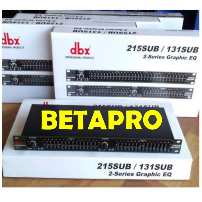 DBX EQUALIZER DBX 215 + SUB DBX 215SUB DBX215SUB GRADE A
