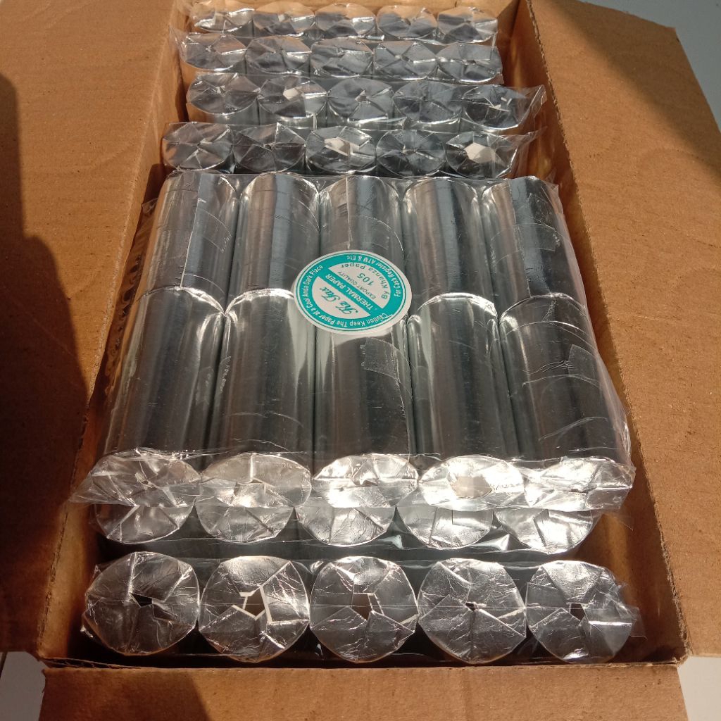 

Paket 100 roll kertas thermal UK 57/58x30