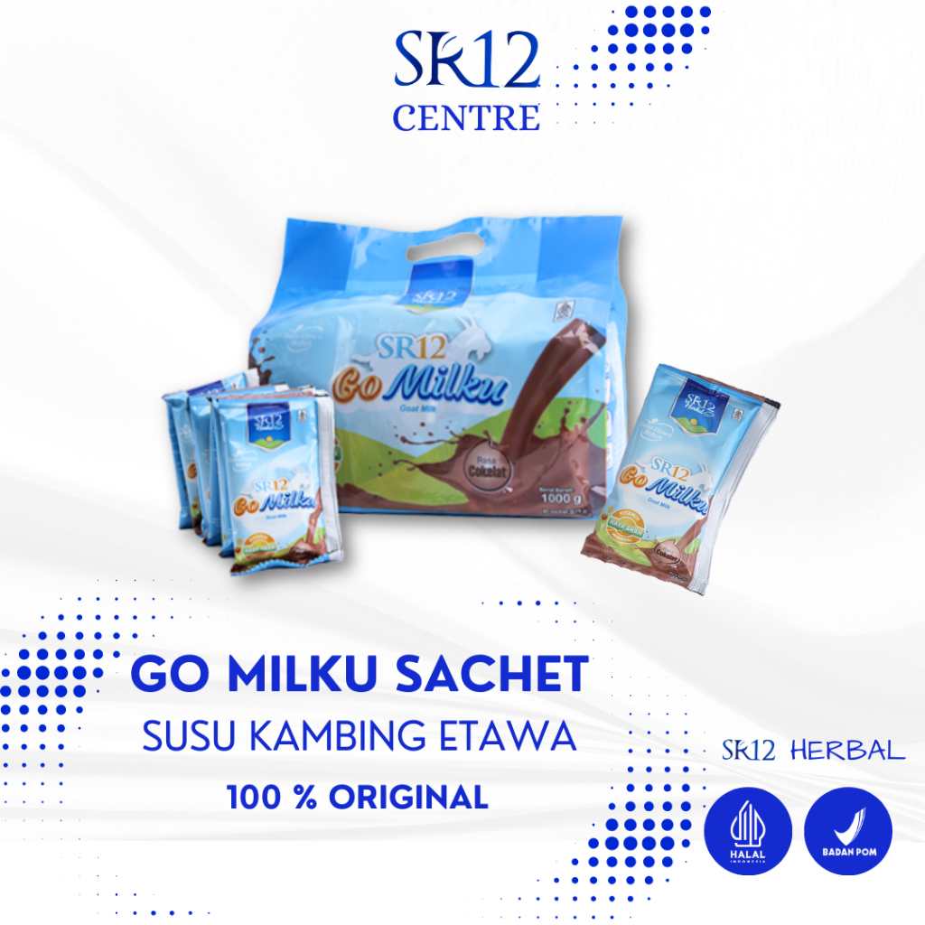 

SR12 Susu Go Milku Sachet Rasa Coklat Susu Kambibg Etawa Gomilku Meningkatkan Kesehatan Tulang BPOM
