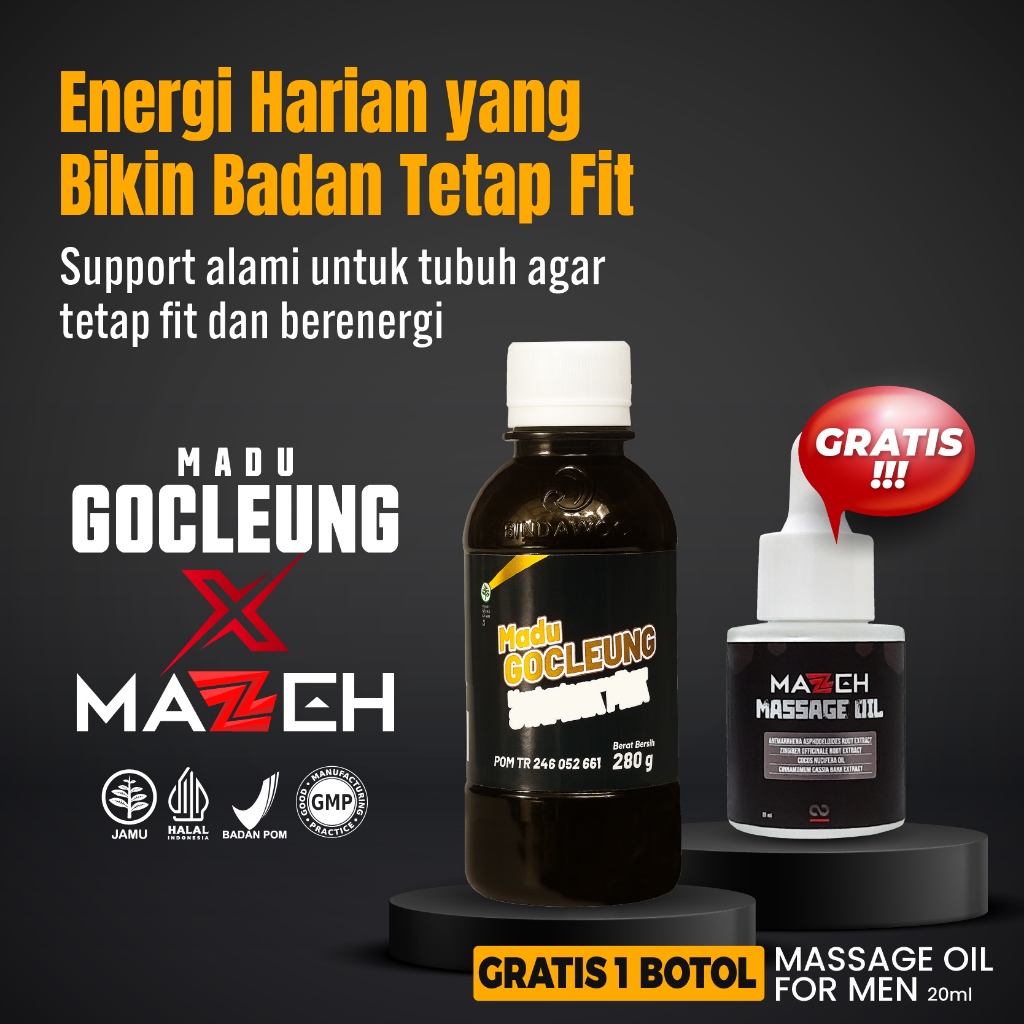 Madu Gocleung Minuman Penambah Stamina BPOM - Madu Pilihan Pria Dewasa untuk Vitalitas & Energi