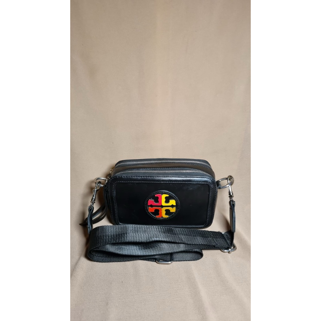 Tas Preloved Second Branded Slingbag Pria Wanita Hitam