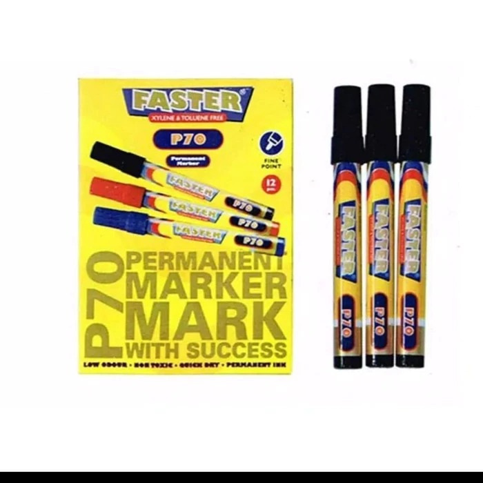 

FASTER - SPIDOL /MARKER PEN / SPIDOL PERMANENT MARKER BLACK P70