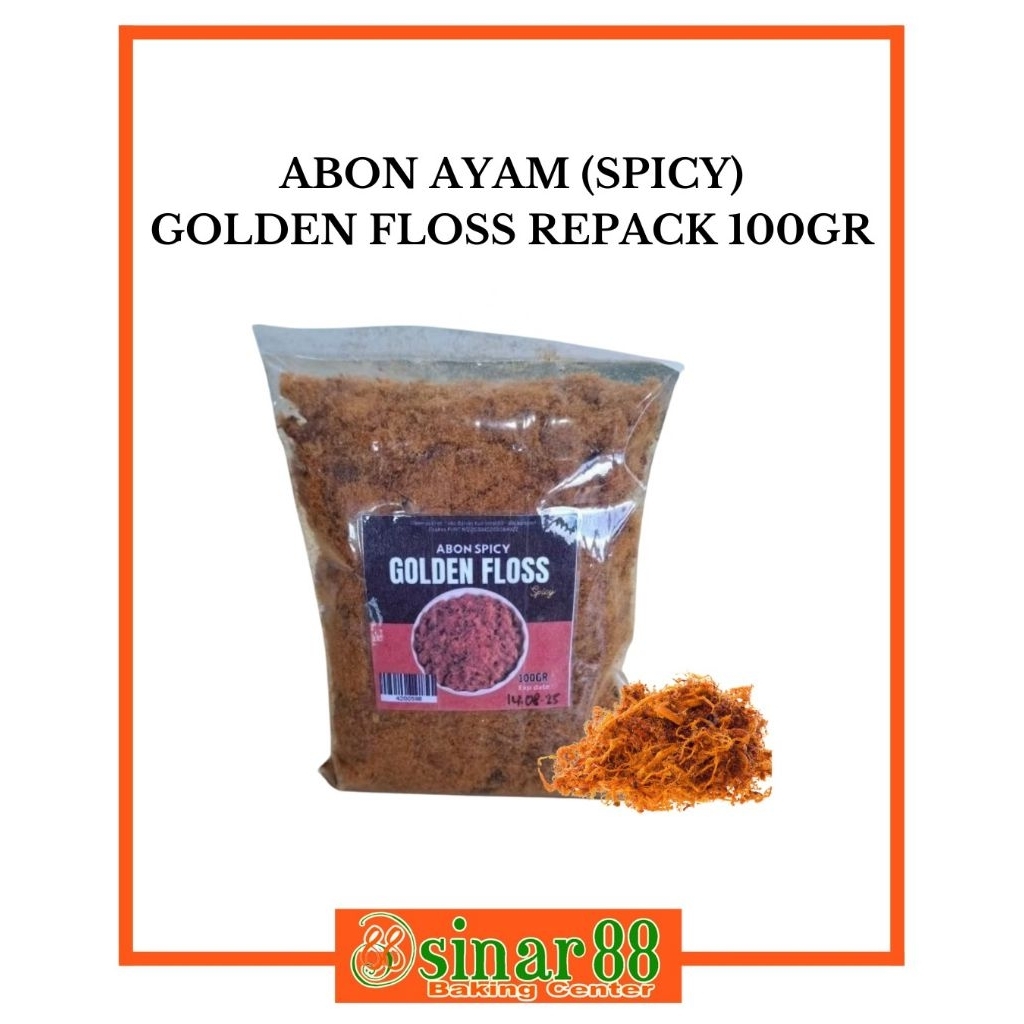 

ABON AYAM ( SPICY ) GOLDEN FLOSS REPACK 100GR