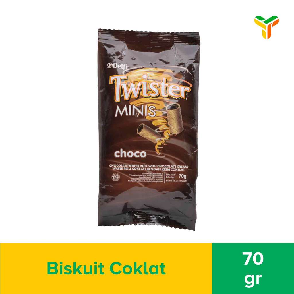 

Delfi Twister Minis Chocolate 70 Gram