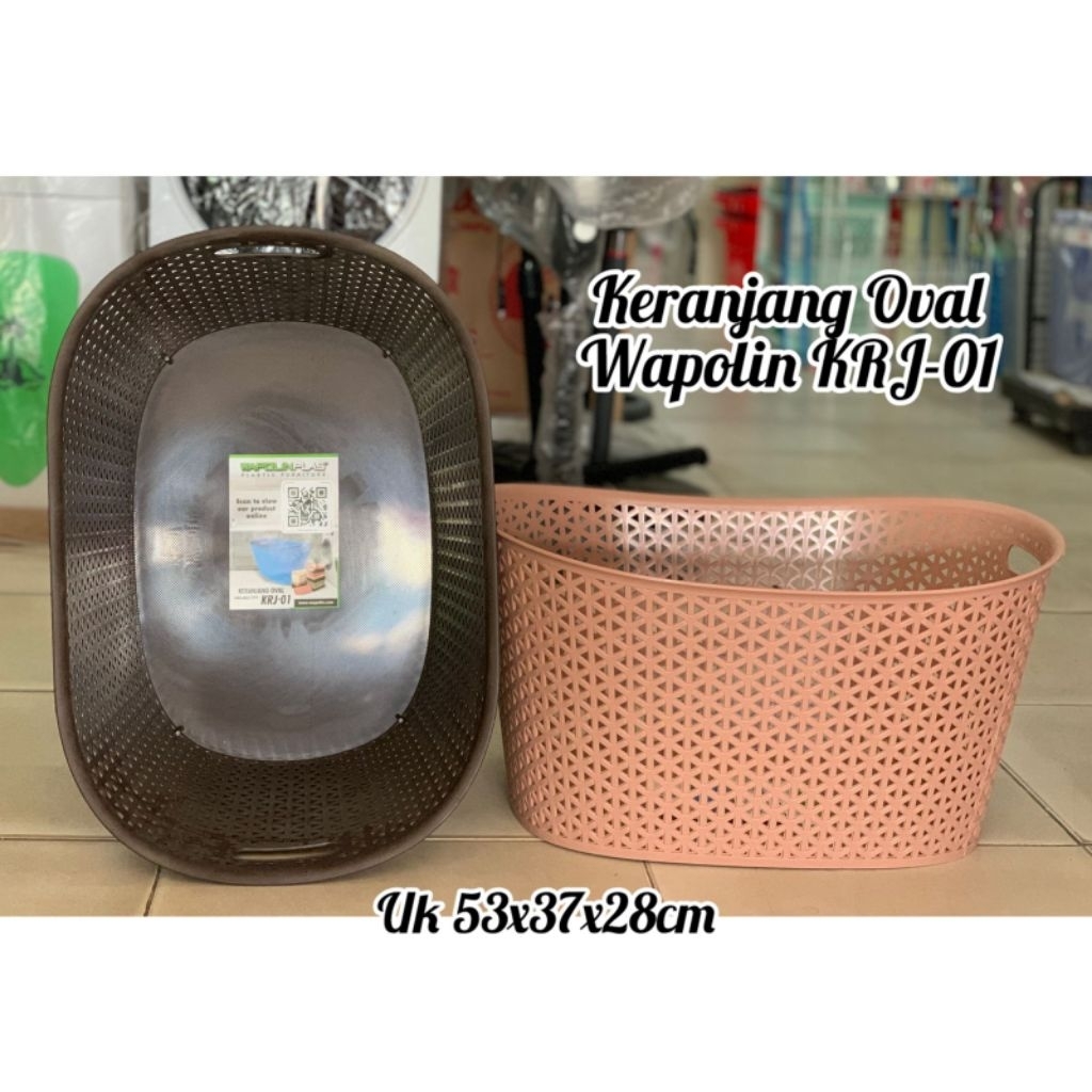 Keranjang Oval Wapolin