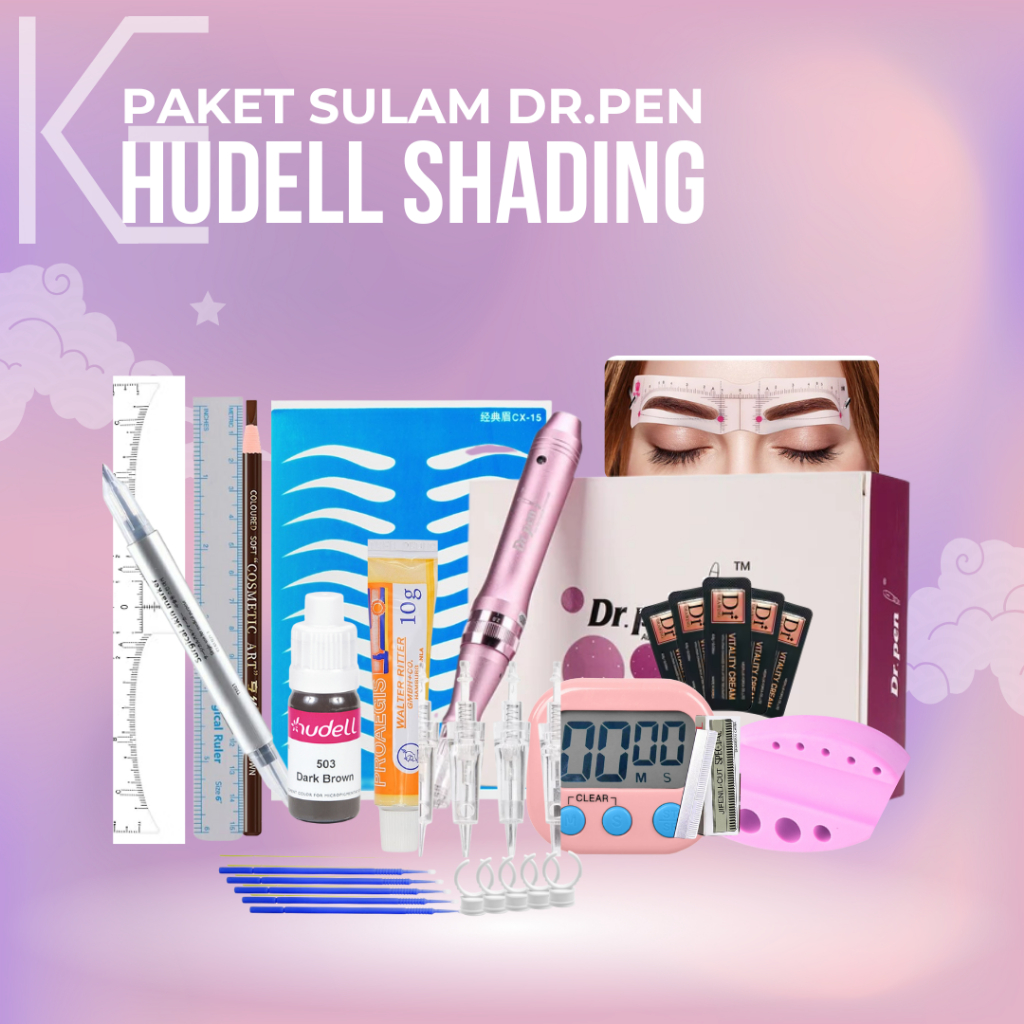 PAKET SULAM ALIS dermapen / PAKET SULAM BIBIR / PAKET SULAM EYELINER ALAT DR.PEN LENGKAP