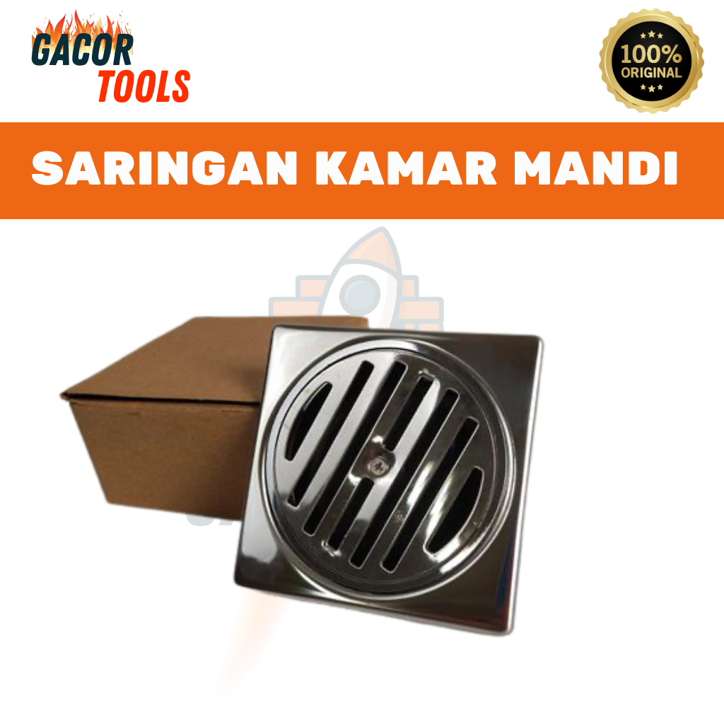 Floor Drain Saringan Got Pembuangan Stainless Bulat Tebal Berkualitas BRACHIO