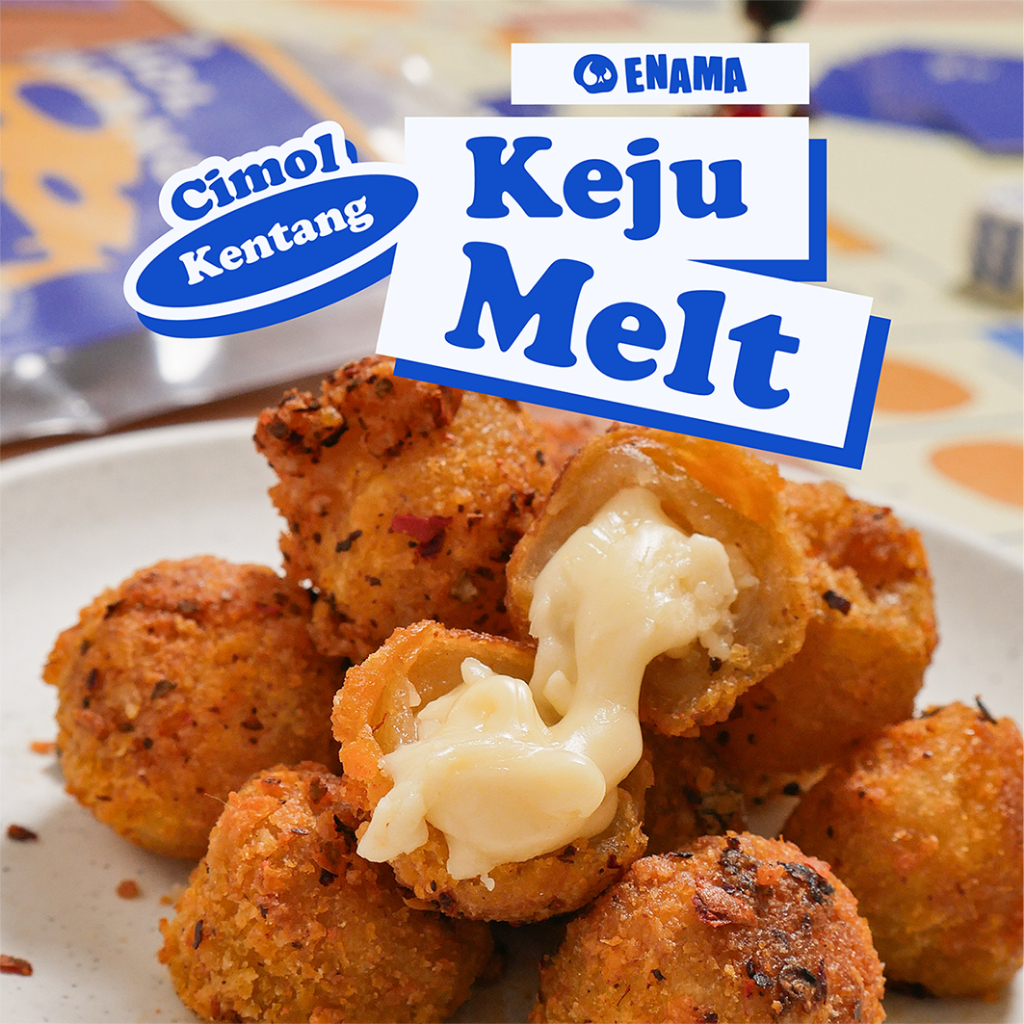 

Cimol Kentang Enama Keju Melt