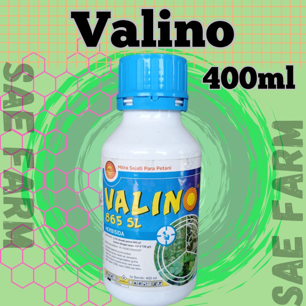 Valino 400ml Herbisida Sistemik bahan aktif Dimetil Amina 865sl