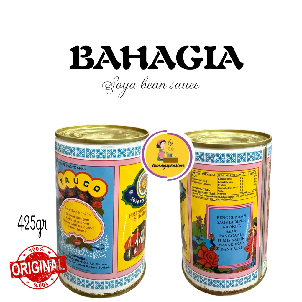 

Bahagia soya bean sauce surabaya tauco 425 gram