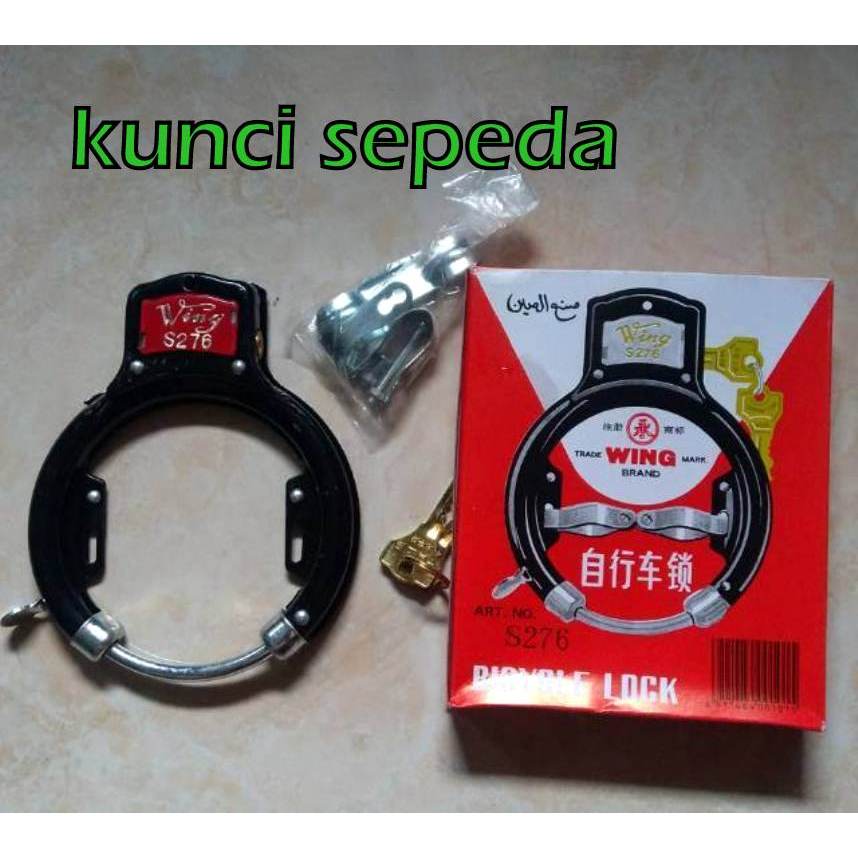 KUNCI SEPEDA ONTHEL WING - GEMBOK ONTHEL TERMURAH - AKSESORIS SEPEDA ONTHEL - KUNCI ONTHEL