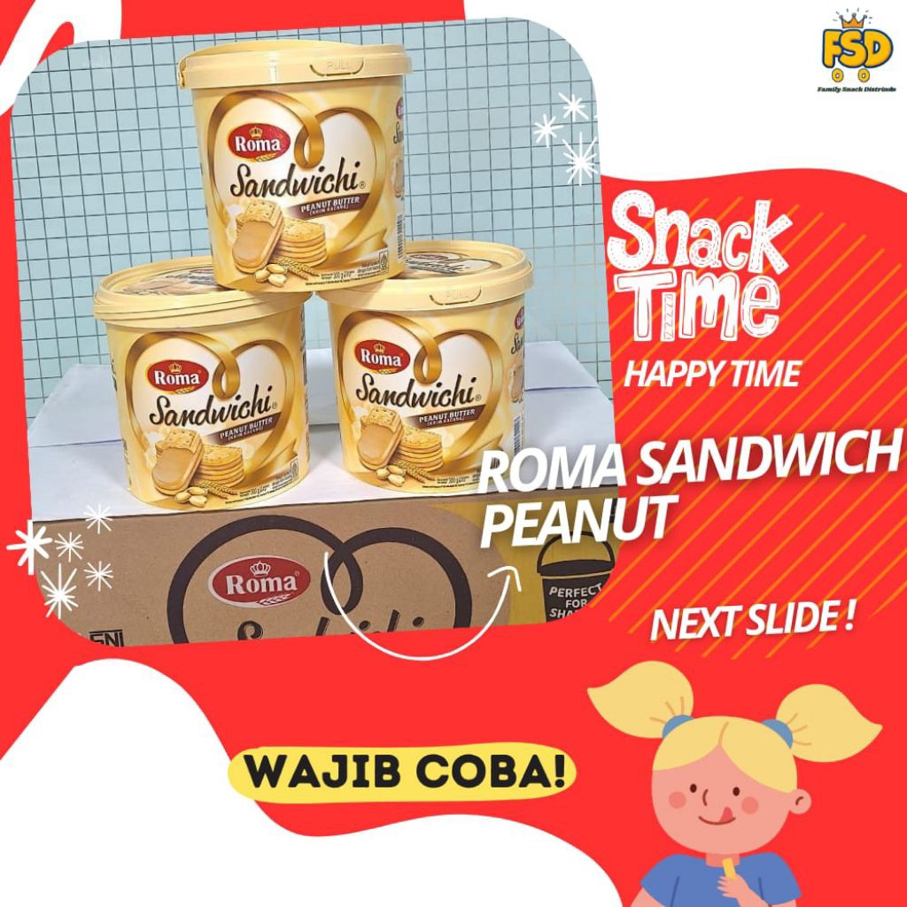 

CUCI GUDANG!!! Roma Sandwich Peanut@300gr